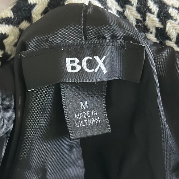 BCX Houndstooth Black and White Jacket Size M - Picture 4 of 10